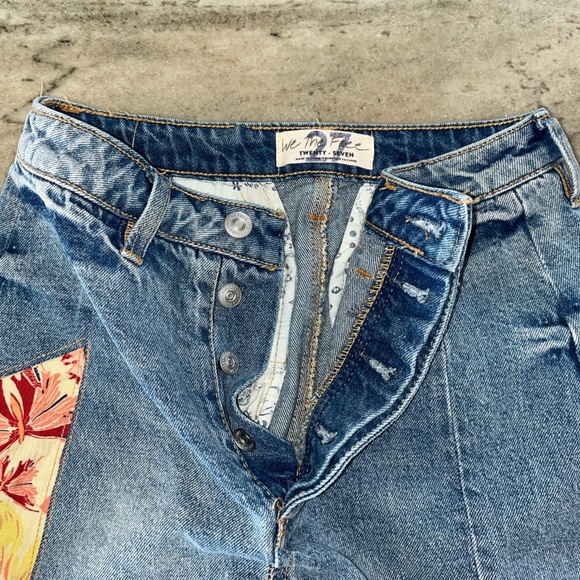 Free People Cortez Pieced Jeans - Picture 7 of 8